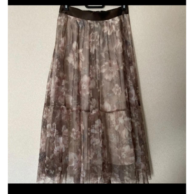 JUSGLITTY(ジャスグリッティー)のジャスグリッティ　フラワースカート レディースのスカート(ロングスカート)の商品写真