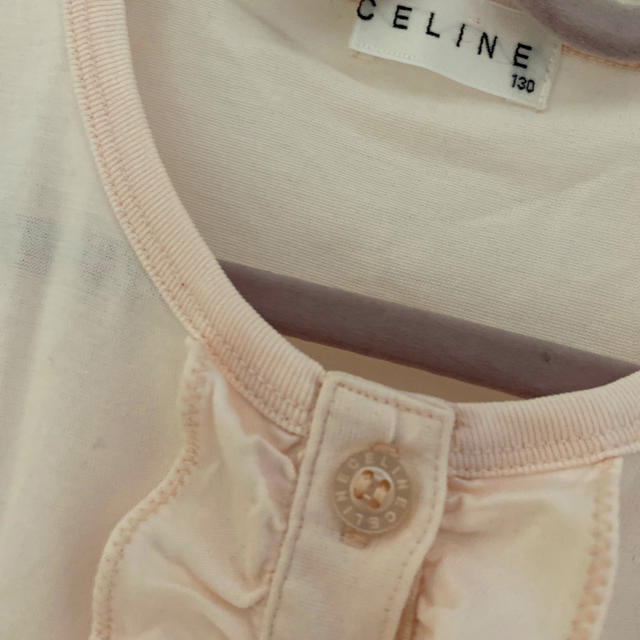 celine(セリーヌ)の正規品  セリーヌ  キッズ   トップス  ロングTシャツ  130 長袖 キッズ/ベビー/マタニティのキッズ服女の子用(90cm~)(ブラウス)の商品写真