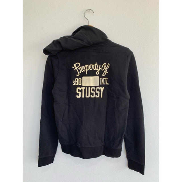 stussy women ジップ　パーカー