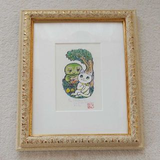 エツカナ様専用です☆ネコとフクロウ・絵画☆スマイルバッグ2点(絵画/タペストリー)