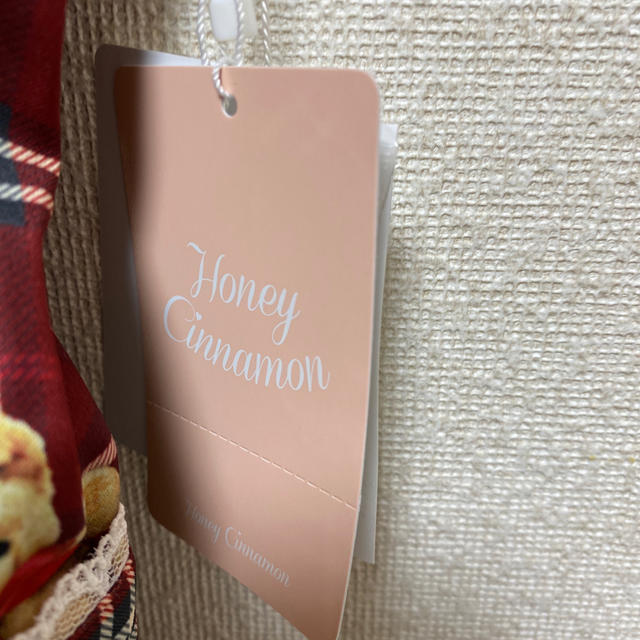 Honey Cinnamon(ハニーシナモン)のhoney cinnamon  テディベア ワンピース レディースのワンピース(ミニワンピース)の商品写真