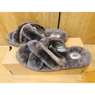 アグ(UGG)の本物 UGG シープ サンダル 8 アグ ムートン ファー  ブーツ スリッパ(サンダル)