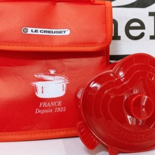 ルクルーゼ(LE CREUSET)のル・クルーゼ　フ－ドボックス&保冷ト－トセット　レッド(弁当用品)