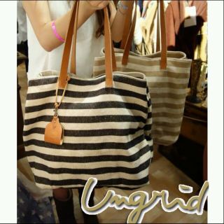 アングリッド(Ungrid)のUngridﾎﾞｰﾀﾞｰﾄｰﾄbag(トートバッグ)