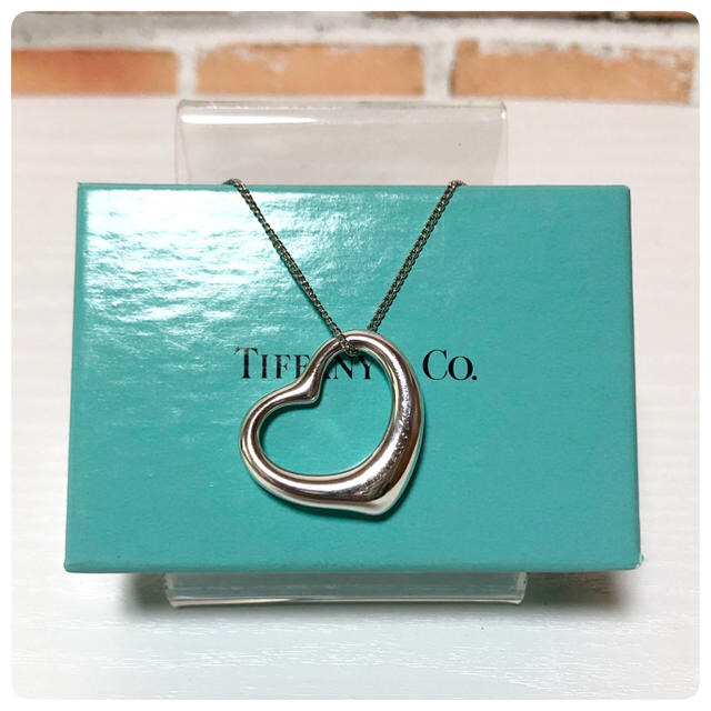 TIFFANY&Co. ティファニー オープンハート ネックレス シルバー925