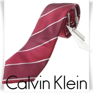 カルバンクライン(Calvin Klein)のCalvin Klein PLATINUM シルク絹×綿コットン ネクタイ(ネクタイ)