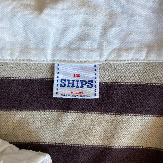 SHIPS(シップス)のSHIPS キッズ　ポロシャツ１３０ キッズ/ベビー/マタニティのキッズ服男の子用(90cm~)(Tシャツ/カットソー)の商品写真