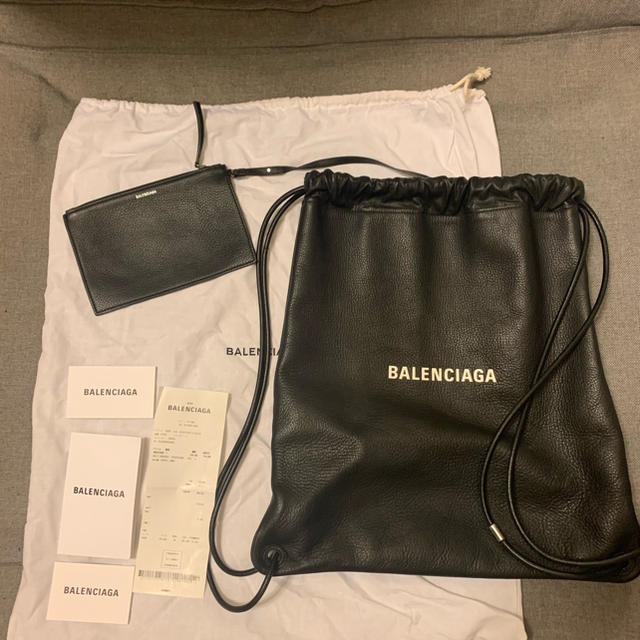 BALENCIAGAナップサック(レザー)