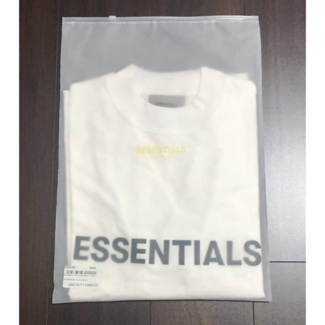 ESSENTIALS  Tシャツ　xxs   ホワイト　アイボリー