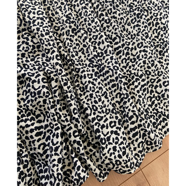 レオパード柄　ロングスカート レディースのスカート(ロングスカート)の商品写真