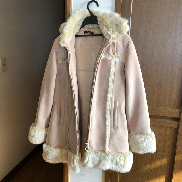 女児(160)冬コート キッズ/ベビー/マタニティのキッズ服女の子用(90cm~)(コート)の商品写真