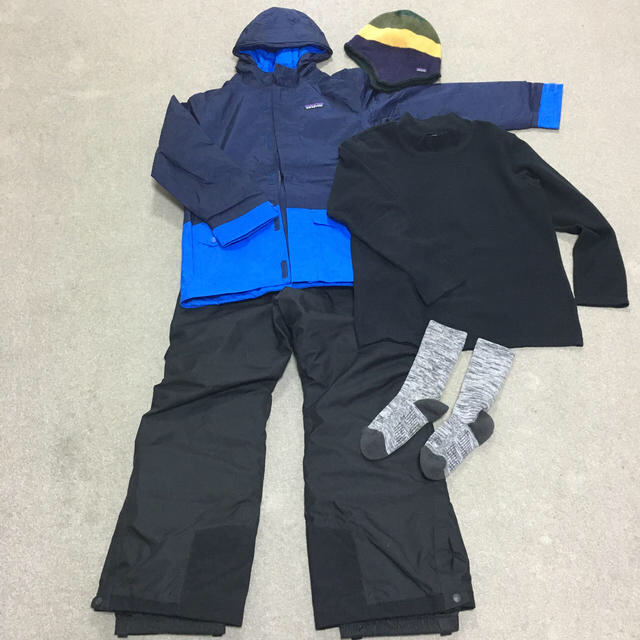 patagonia スノーボードウェアセット キッズL