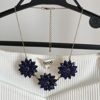 ザラ(ZARA)のフラワーネックレス(ネックレス)