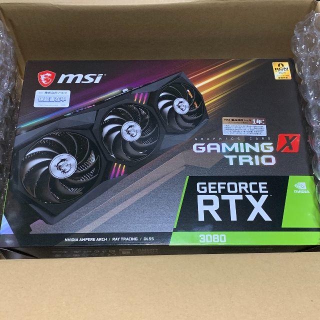 スーパーセール】 3080 RTX GeForce MSI GAMING 10G TRIO X PCパーツ