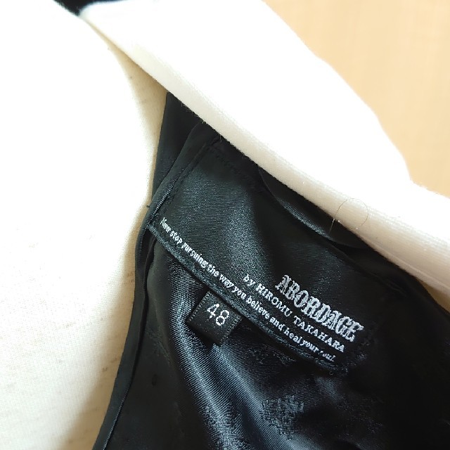 福袋にも封入◆ABORDAGE 刺繍ホワイトジャケット メンズのジャケット/アウター(テーラードジャケット)の商品写真