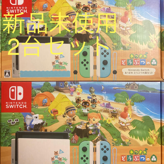 Nintendo Switch - ★新品2台★任天堂スイッチあつまれ どうぶつの森セット/Switch/HA