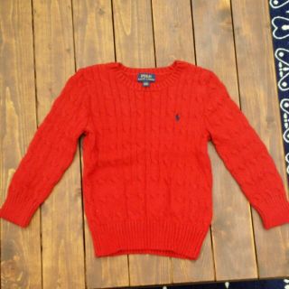 ポロラルフローレン(POLO RALPH LAUREN)の110センチ　リブ編みニット(ニット)