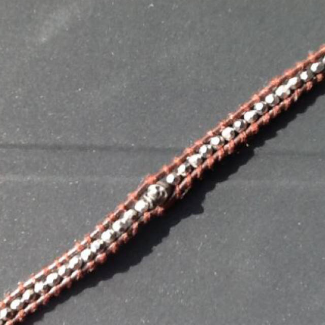 CHAN LUU(チャンルー)の美品★チャンルー(CHAN LUU)ラップブレス （ダークブラウン） メンズのアクセサリー(ブレスレット)の商品写真