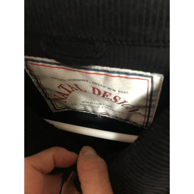 NATAL DESIGN(ネイタルデザイン)のネイタルデザイン  ブライアンジャケット コーデュロイ　ブラック メンズのジャケット/アウター(カバーオール)の商品写真