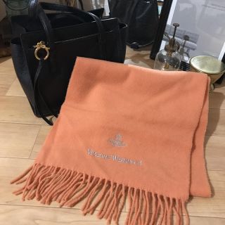 ヴィヴィアンウエストウッド(Vivienne Westwood)の【新品】ヴィヴィアンウエストウッド　マフラー　オレンジ(マフラー/ショール)