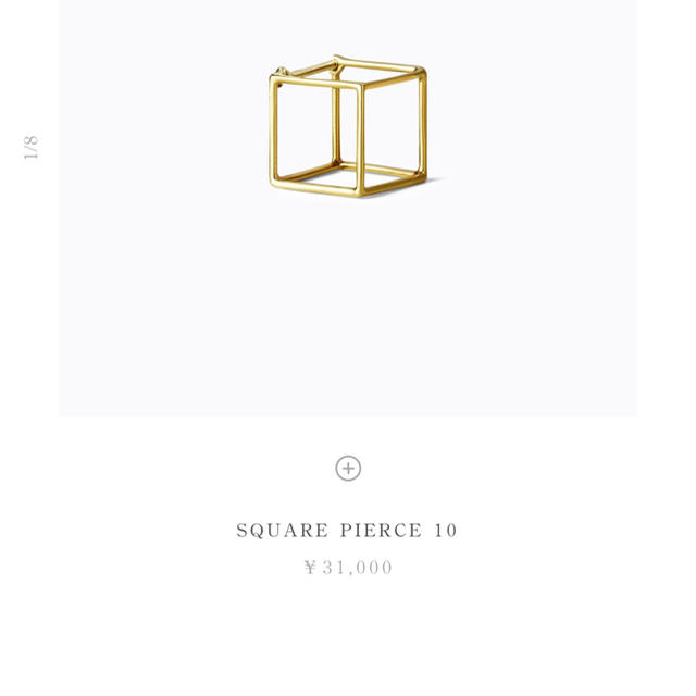 シハラsquare pierce10 レディースのアクセサリー(ピアス)の商品写真