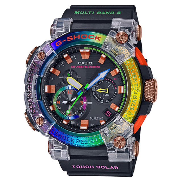気質アップ】 G-SHOCK - G-SHOCK FROGMAN GWF-A1000BRT-1AJR 虹蛙