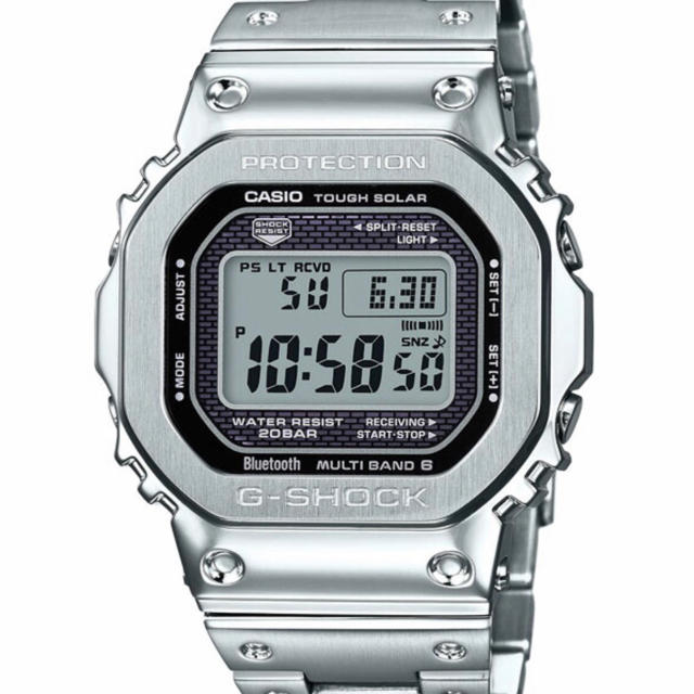 時計G-SHOCK GMW-B5000D-1JF フルメタル シルバー