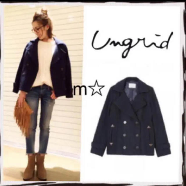 Ungrid(アングリッド)の【新品】スタンダードPコート レディースのジャケット/アウター(ピーコート)の商品写真