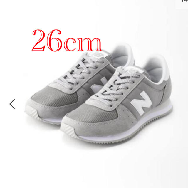 26cm new balance スニーカー U220 グレー