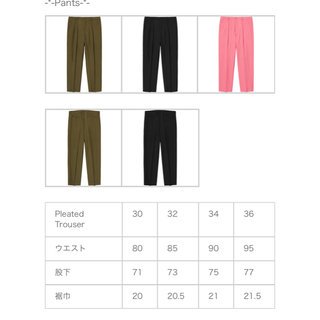 20ss Pleated trouser 黒 30