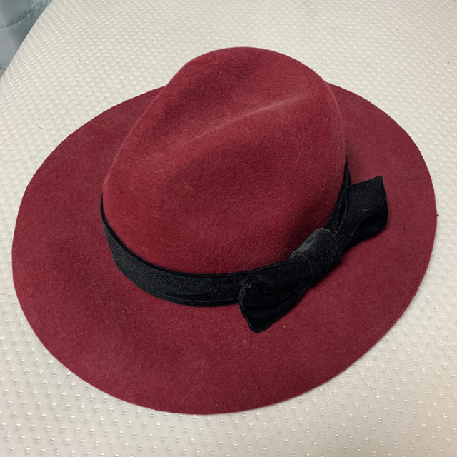 rienda(リエンダ)のハット　ボルドー　赤　rienda リエンダ レディースの帽子(ハット)の商品写真