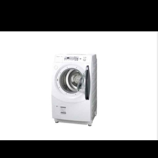 シャープ(SHARP)のドラム式洗濯機　シャープ　コンパクト　スリムサイズ　乾燥機　洗濯機乾燥まで(洗濯機)