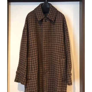 YOKE  DOUBLE JQUARD KNIT BAL COLLAR COAT(ステンカラーコート)