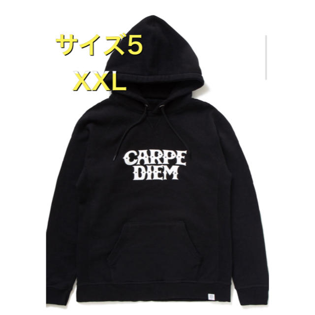 カルペディエム × ベトウィン コラボ パーカー ブラック サイズ5 (XXL