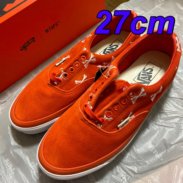 スニーカー新品 27cm VANS WTAPS OG ERA LX ORANGE