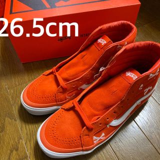 ヴァンズ(VANS)の新品　26.5cm  wtaps vans sk8-hi lx Orange(スニーカー)