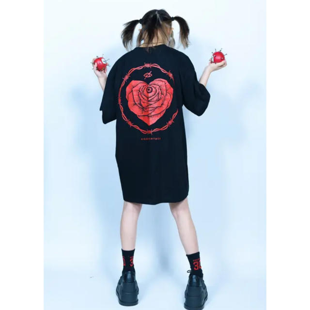 MILKBOY(ミルクボーイ)の新品  KRY 「KYODOU」 レッド メンズのトップス(Tシャツ/カットソー(半袖/袖なし))の商品写真