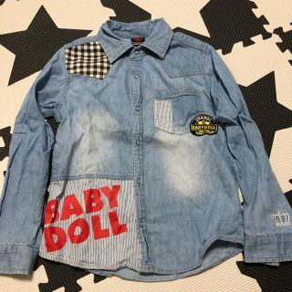 ベビードール(BABYDOLL)のBABYDOLL  130㎝ミッキーデニムシャツ(ジャケット/上着)