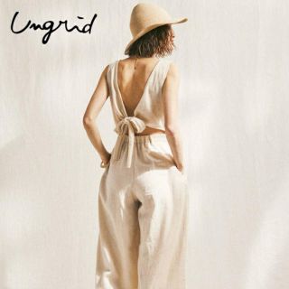 アングリッド(Ungrid)のungrid シルクネップコンビネゾン アングリッド(オールインワン)