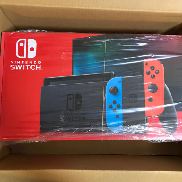 [未開封]新型 Nintendo Switch 本体 ネオンブルー ネオンレッド