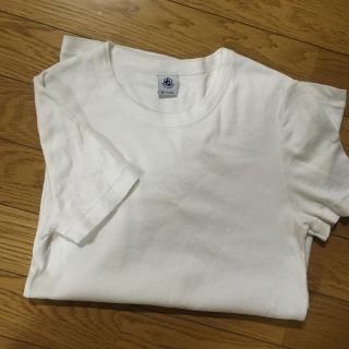 プチバトー(PETIT BATEAU)のPETIT BATEAU 白Tシャツ レディース(Tシャツ(半袖/袖なし))