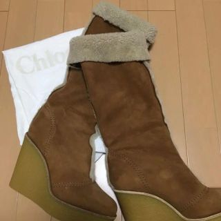 クロエ(Chloe)の新品！クロエChloe ムートンブーツ37(ブーツ)