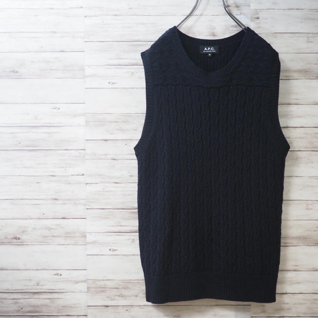 A.P.C - A.P.C. ニットベスト PULL LACK base 20A JPSの通販 by