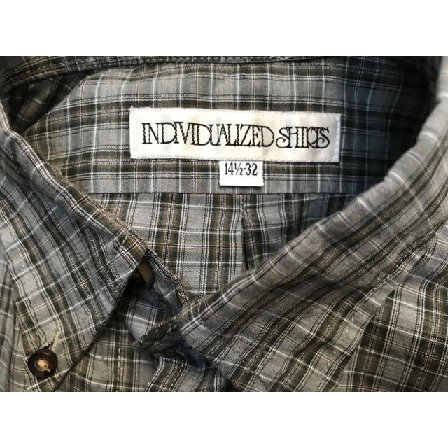 INDIVIDUALIZED SHIRTS(インディヴィジュアライズドシャツ)のndividualized shirs   classic fit   グレー メンズのトップス(シャツ)の商品写真