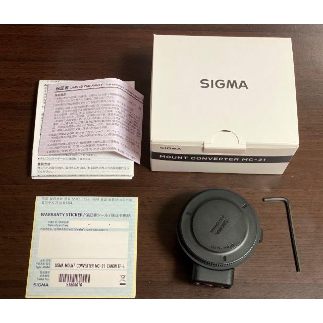 SIGMA(シグマ)の SIGMA MC-21 Canon EF-L Leica SL スマホ/家電/カメラのカメラ(その他)の商品写真