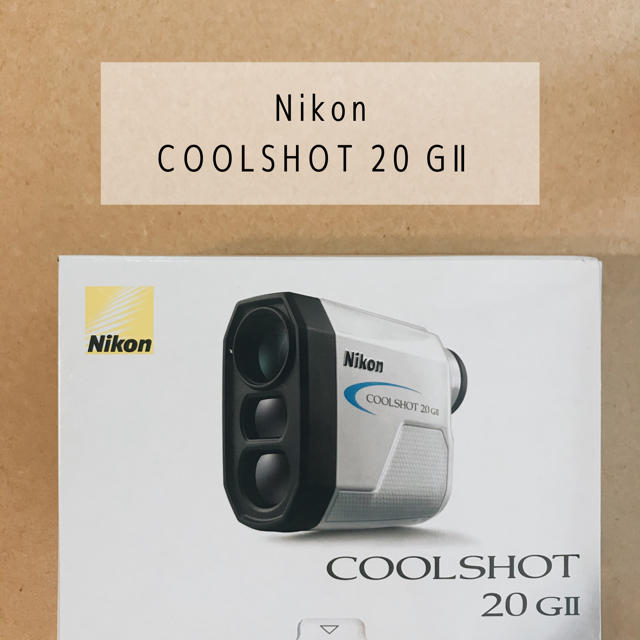 ケースストラップ付防水Nikon COOLSHOT20GⅡ ゴルフ用レーザー距離計 クールショット