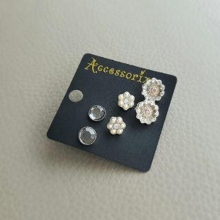 アクセサライズ(Accessorize)の【未使用】Accessorize ピアス3種セット(ピアス)