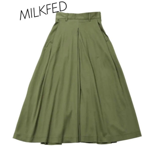 MILKFED.(ミルクフェド)のミルクフェド MILKFED. TUCK SKIRT2 ロングフレアスカート レディースのスカート(ロングスカート)の商品写真