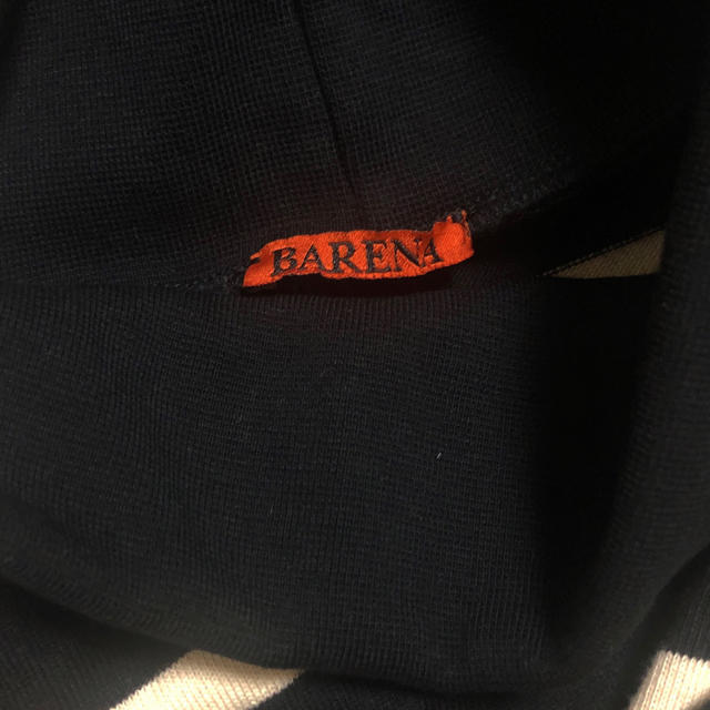 BARENA(バレナ)のBARENA ボーダー タートルネック カットソー メンズのトップス(Tシャツ/カットソー(七分/長袖))の商品写真