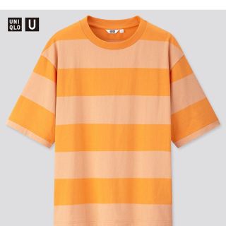 ユニクロ(UNIQLO)のUNIQLOU(ユニクロユー)オーバーサイズクルーネックT（半袖） S イエロー(Tシャツ/カットソー(半袖/袖なし))